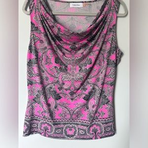 Sleeveless suite blouse